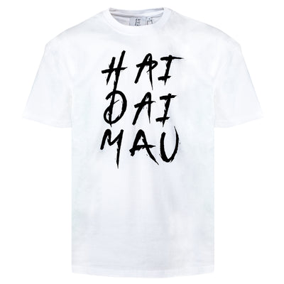 HAIDAIMAU T-Shirt Weiß Oversized